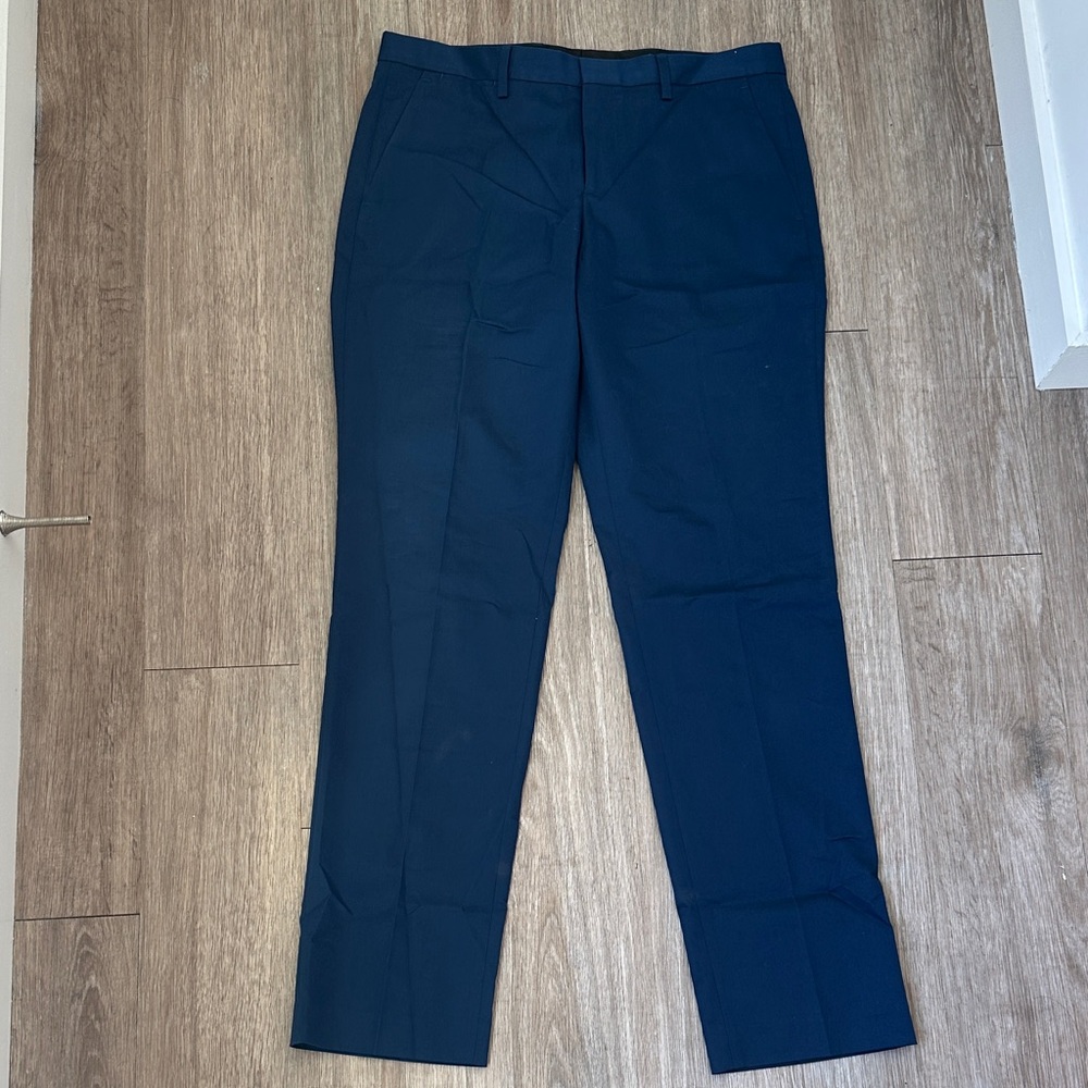 Express Men's Deep Blue Dress Pants